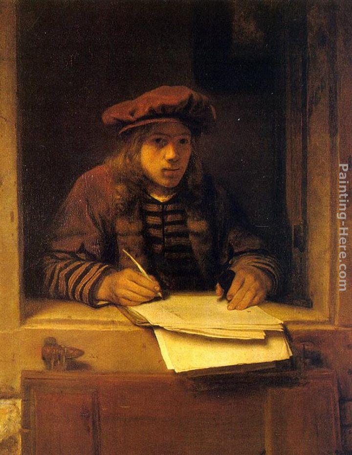 Samuel van Hoogstraten Self-Portrait